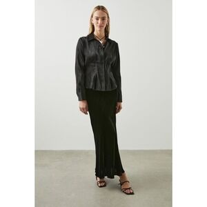 Rails Leia Velvet Maxi Skirt In Black Size XS A-line Silky Velvet